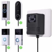 Hotop 24 Volt Transformer for Ring Doorbell Power Supply UL Certified Power Adapter 5.9ft Cable Compatible with Ring Doorbell Ring Pro Nest Hello Doorbell Transformer Charger