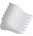 Hotop 3 Pairs Cotton Socks Lotion Absorbing Moisturizing Socks Spa Socks for Dry Feet, White