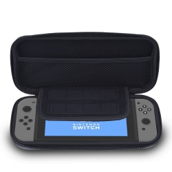 Blulu EVA Hard Shell Tough Pouch Carrying Case for Nintendo Switch, Grey